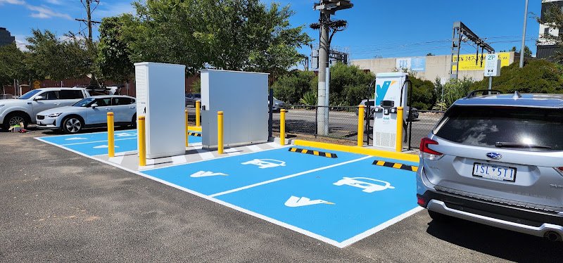 Ultra-fast EV charger in Footscray