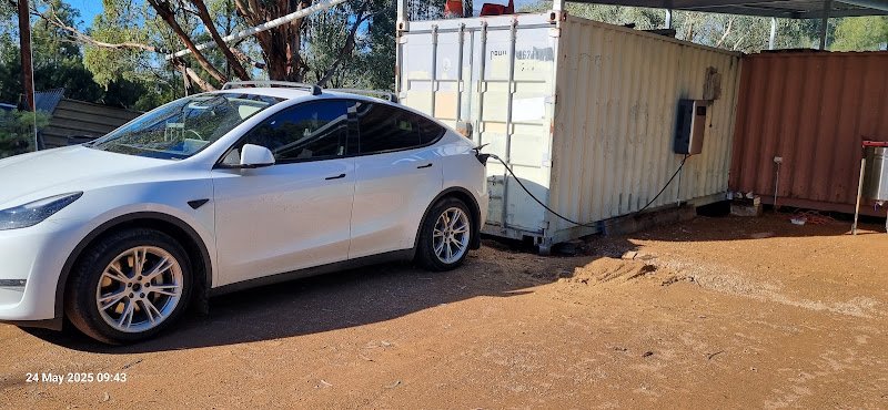 EV charging station in Denman